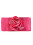 Lito Girls Multi Colors Satin Flower Embellished Special Occasion Sash 3M-12Y - SophiasStyle.com